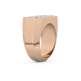 0.85 TCW Round Lab Grown Diamond Men's Wedding Band