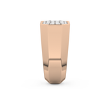 0.85 TCW Round Lab Grown Diamond Men's Wedding Band