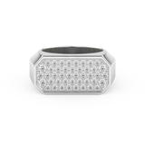 0.85 TCW Round Lab Grown Diamond Men's Wedding Band