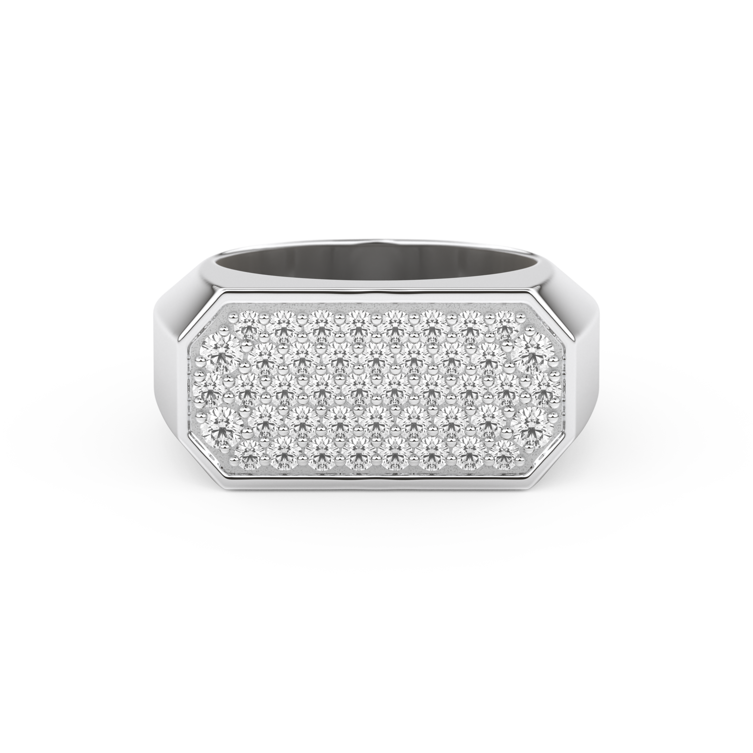 0.85 TCW Round Lab Grown Diamond Men's Wedding Band