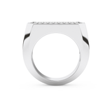 0.85 TCW Round Lab Grown Diamond Men's Wedding Band