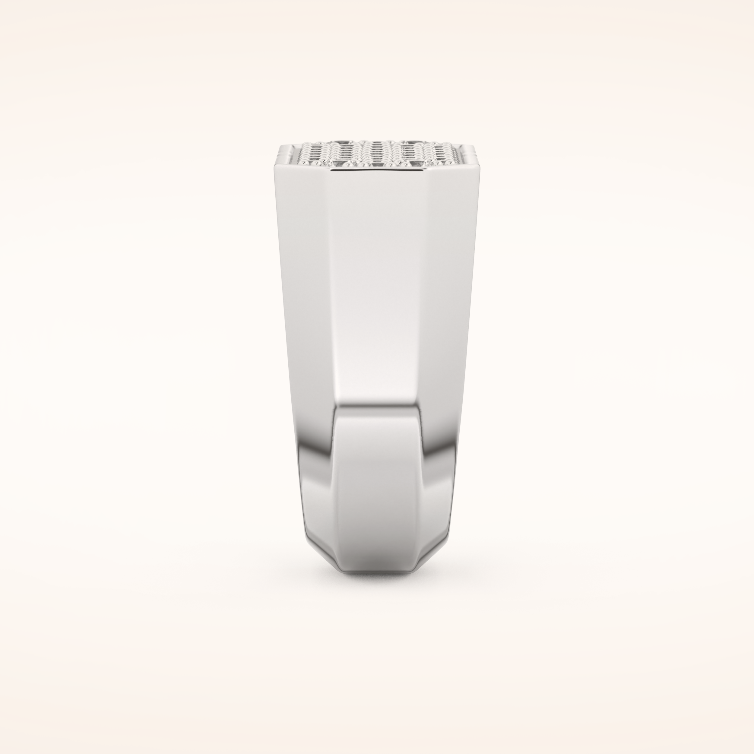 0.85 TCW Round Shaped Moissanite Multi Stone Men's Wedding Band