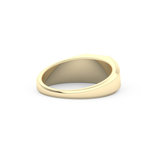 East West Oval Solitaire Lab Grown Diamond Men's Engagement Ring
