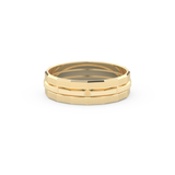 Triple Band Men's Wedding Band
