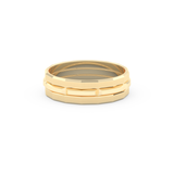 Triple Band Men's Wedding Band