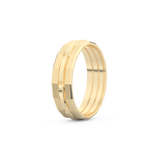 Triple Band Men's Wedding Band