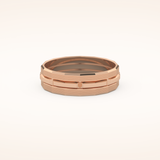 Patterned Wedding Men's Band