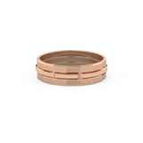 Triple Band Men's Wedding Band