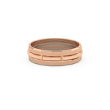 Triple Band Men's Wedding Band