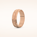 Patterned Wedding Men's Band