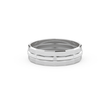 Triple Band Men's Wedding Band