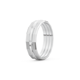 Triple Band Men's Wedding Band