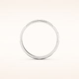 Patterned Wedding Men's Band