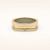 Goemetric Men's Wedding Band