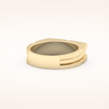 Goemetric Men's Wedding Band
