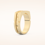 Goemetric Men's Wedding Band