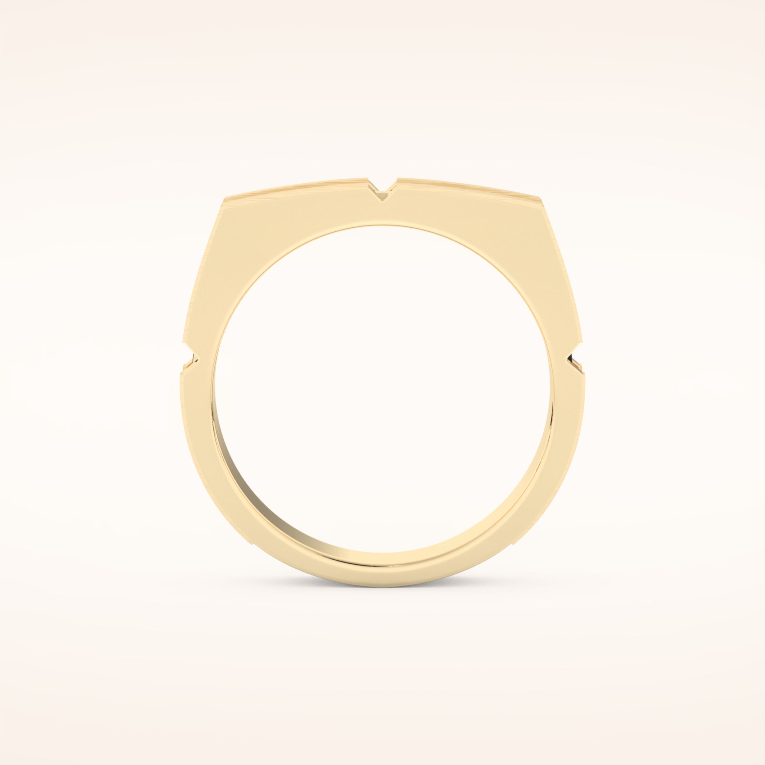Goemetric Men's Wedding Band