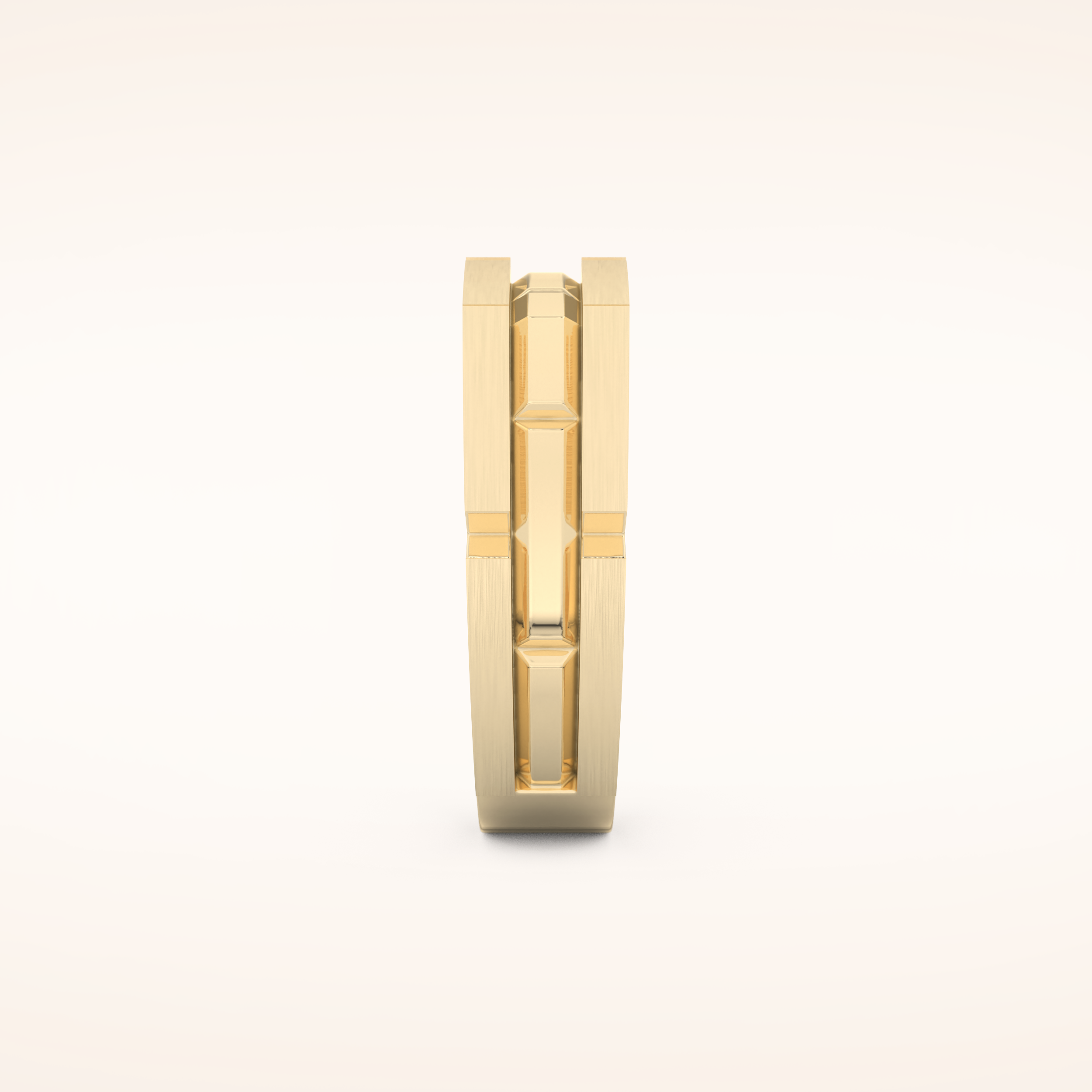 Goemetric Men's Wedding Band