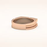 Goemetric Men's Wedding Band