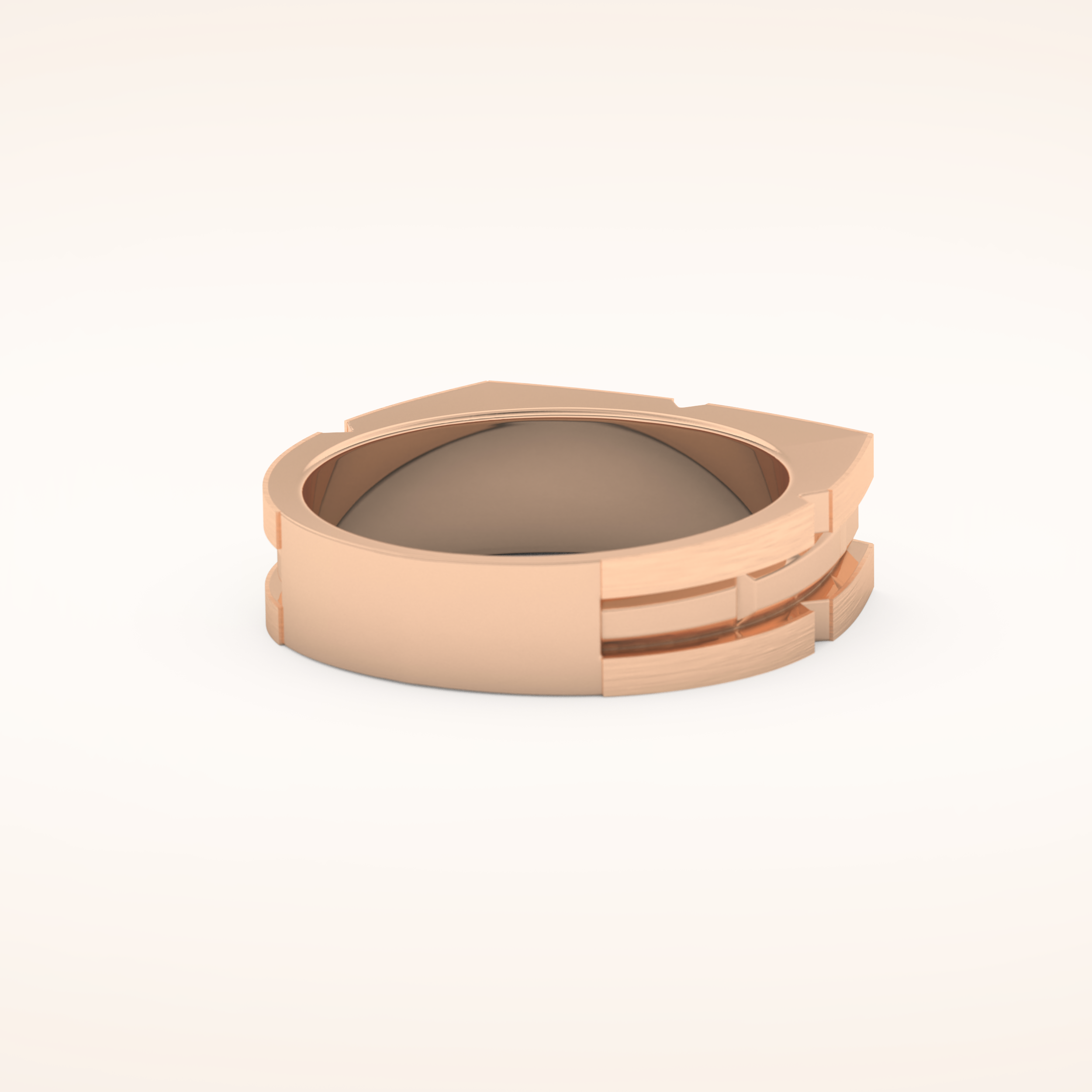 Goemetric Men's Wedding Band
