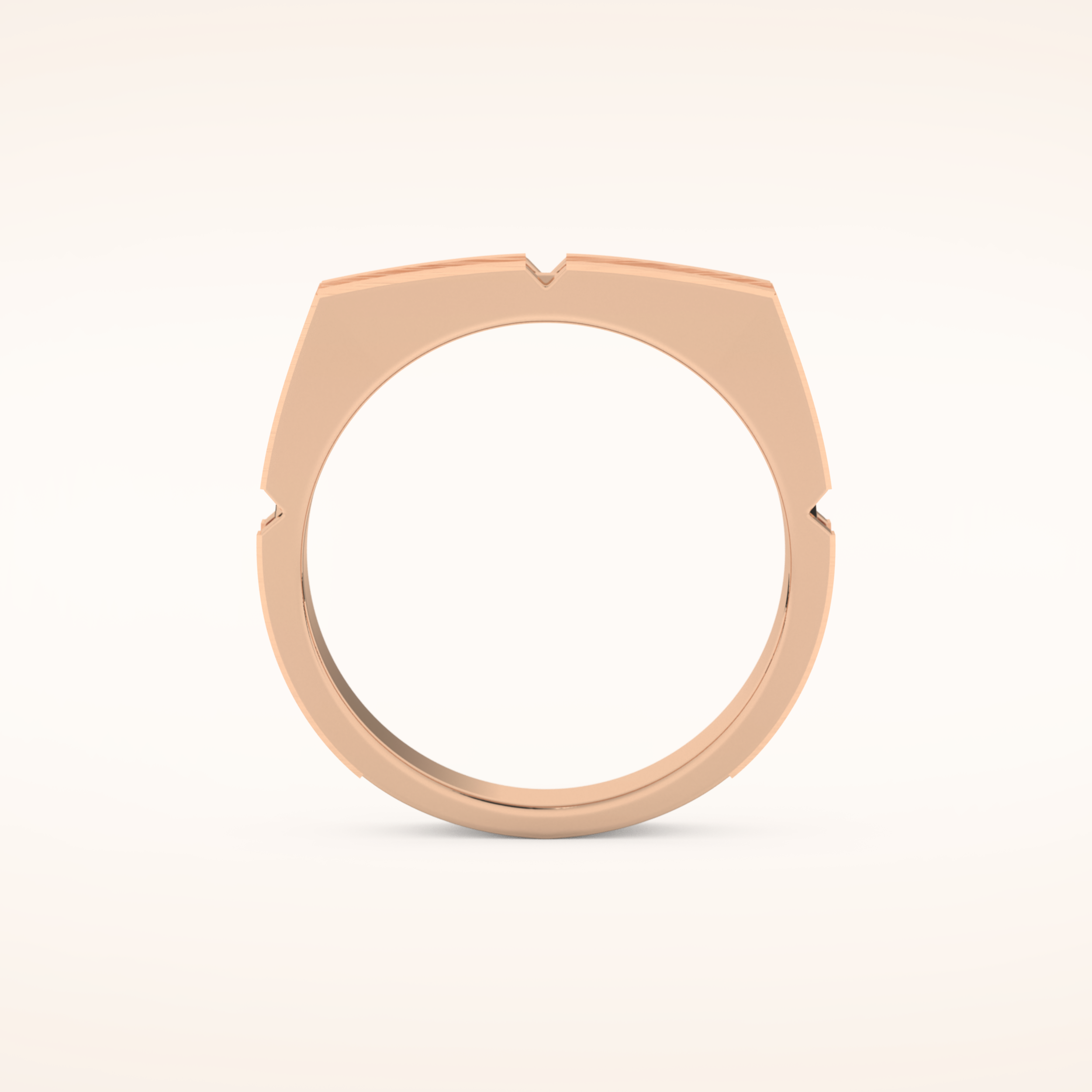 Goemetric Men's Wedding Band