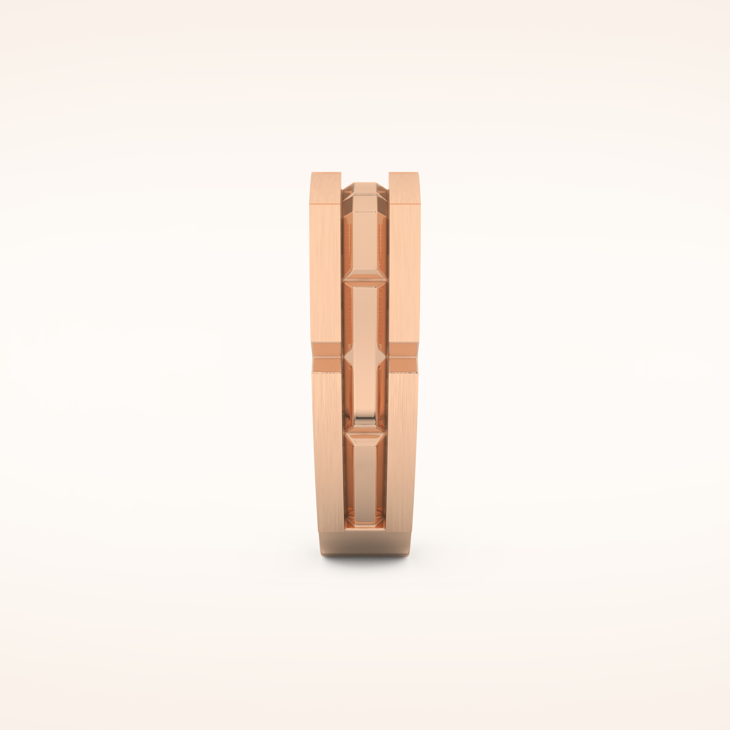 Goemetric Men's Wedding Band