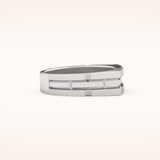 Goemetric Men's Wedding Band