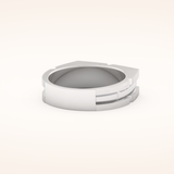 Goemetric Men's Wedding Band