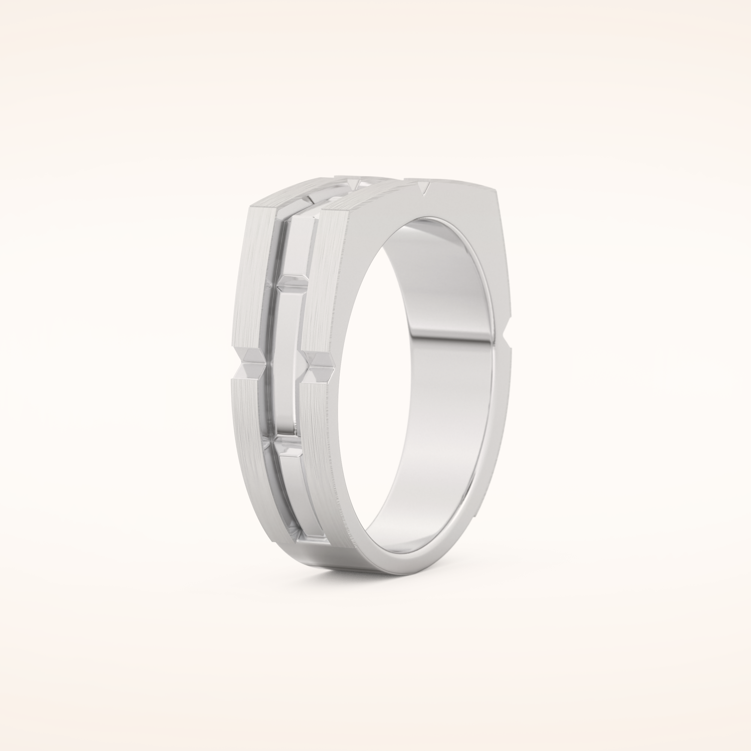 Goemetric Men's Wedding Band
