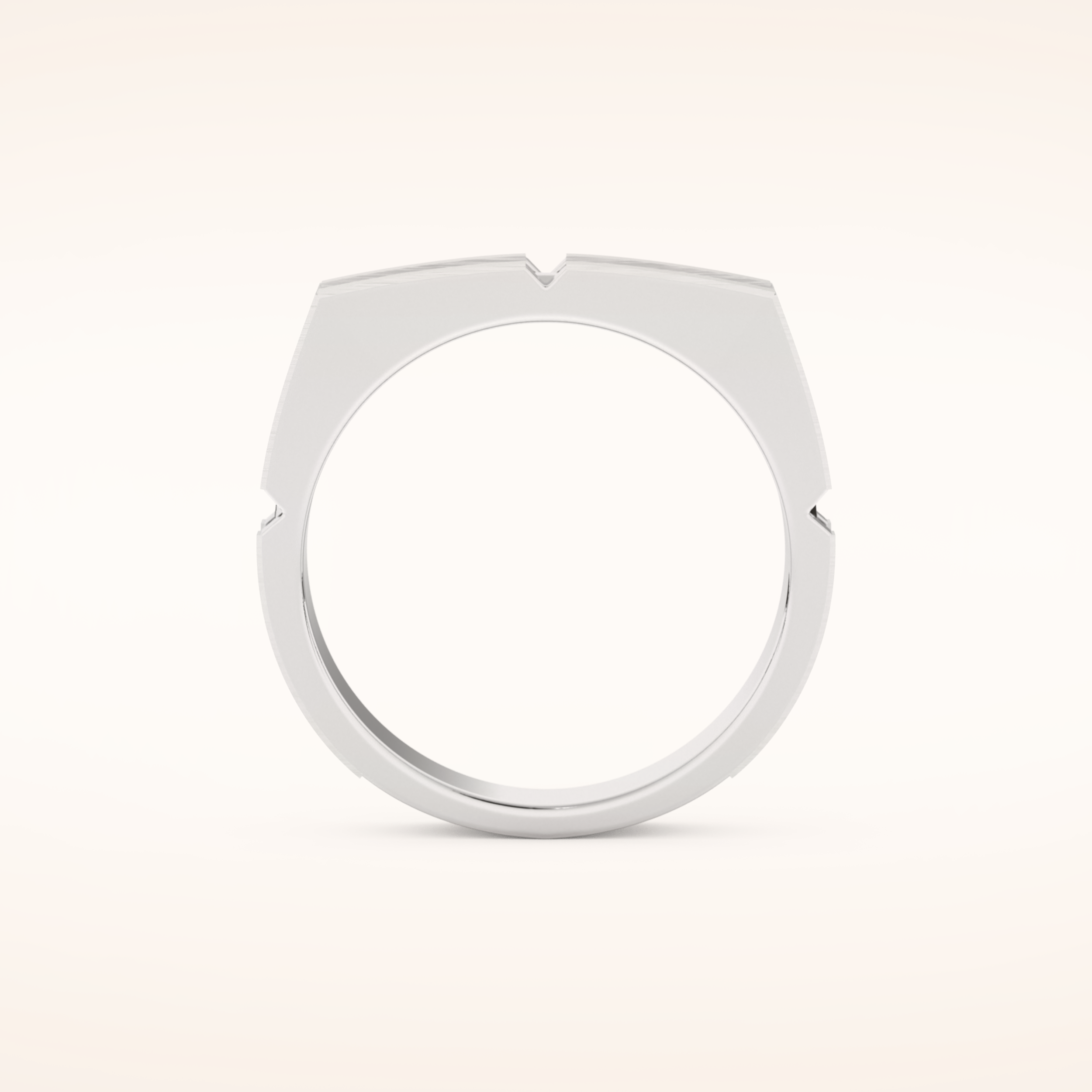 Goemetric Men's Wedding Band