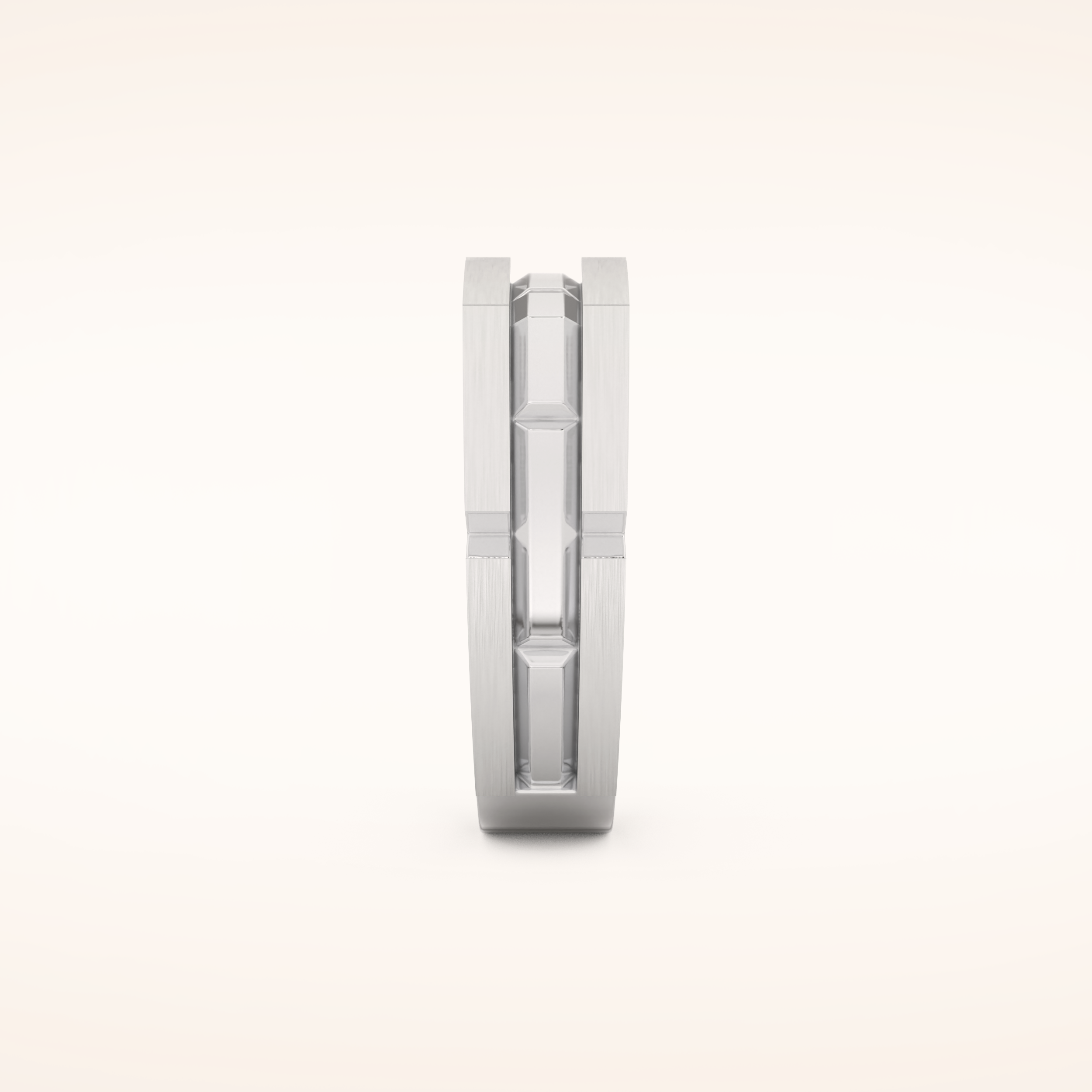 Goemetric Men's Wedding Band