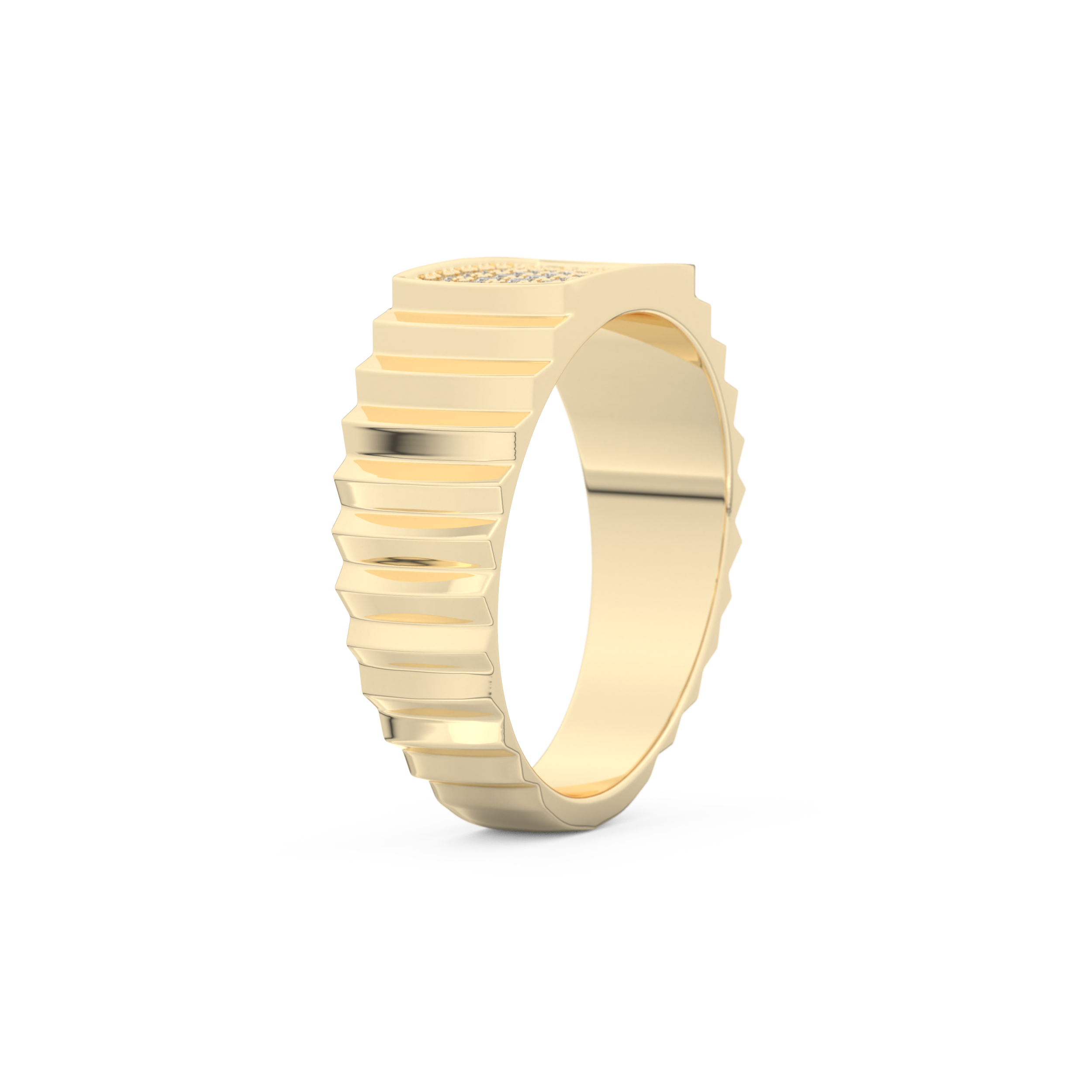 0.191 TCW Round Lab Grown Diamond Men's Wedding Band