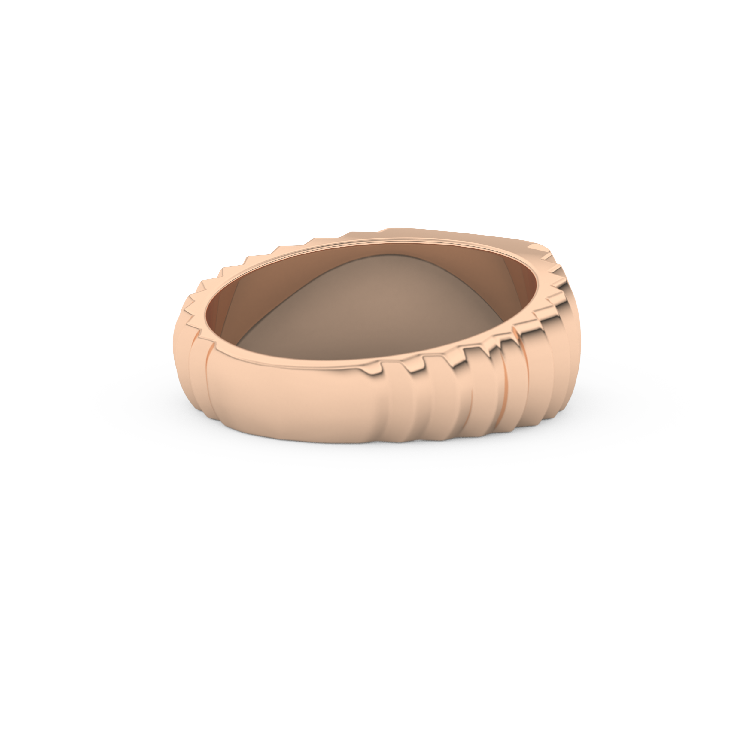 0.191 TCW Round Lab Grown Diamond Men's Wedding Band