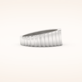 0.191 TCW Round Shaped Moissanite Multi Stone Men's Wedding Band