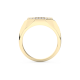 0.43 TCW Round Lab Grown Diamond Men's Wedding Band