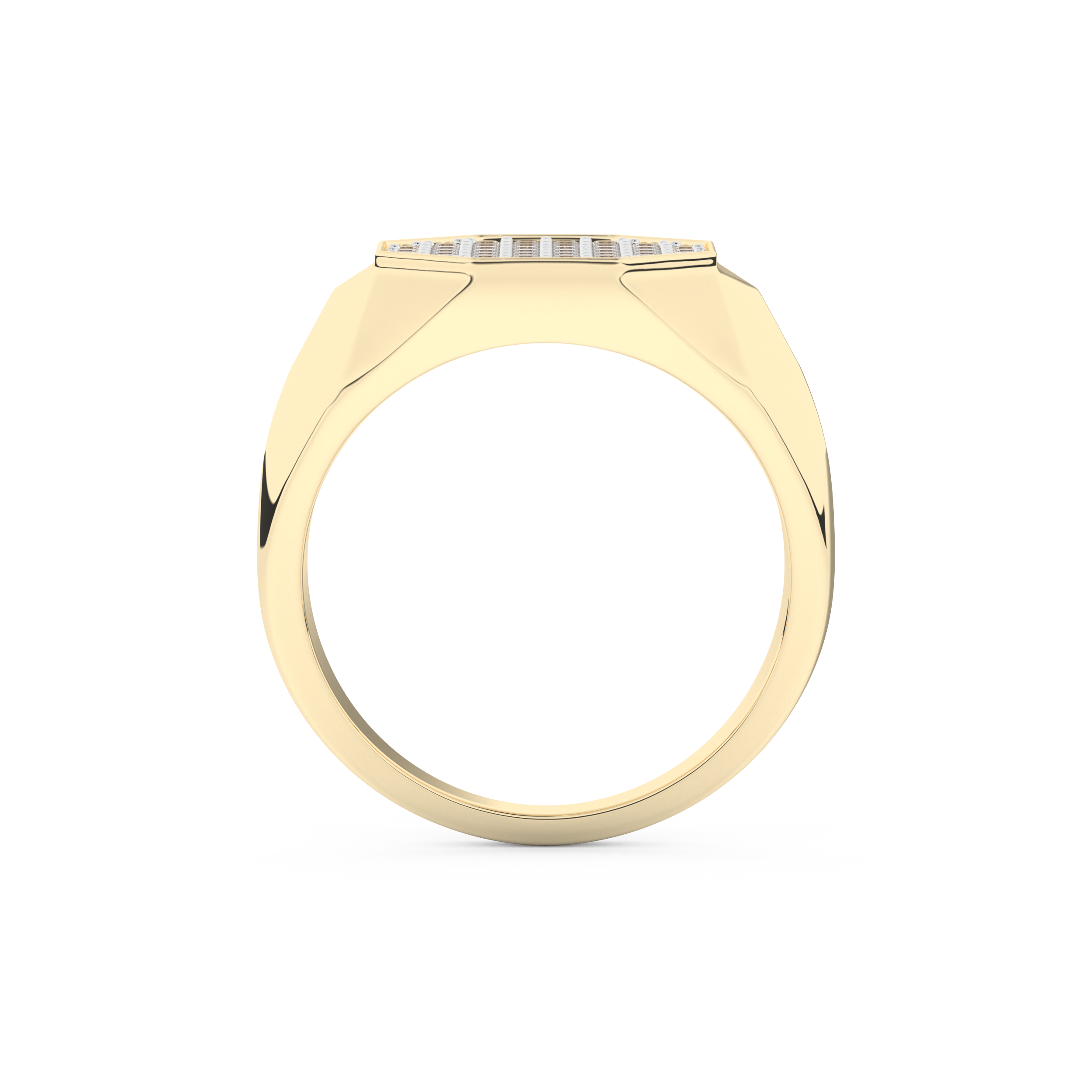 0.43 TCW Round Lab Grown Diamond Men's Wedding Band