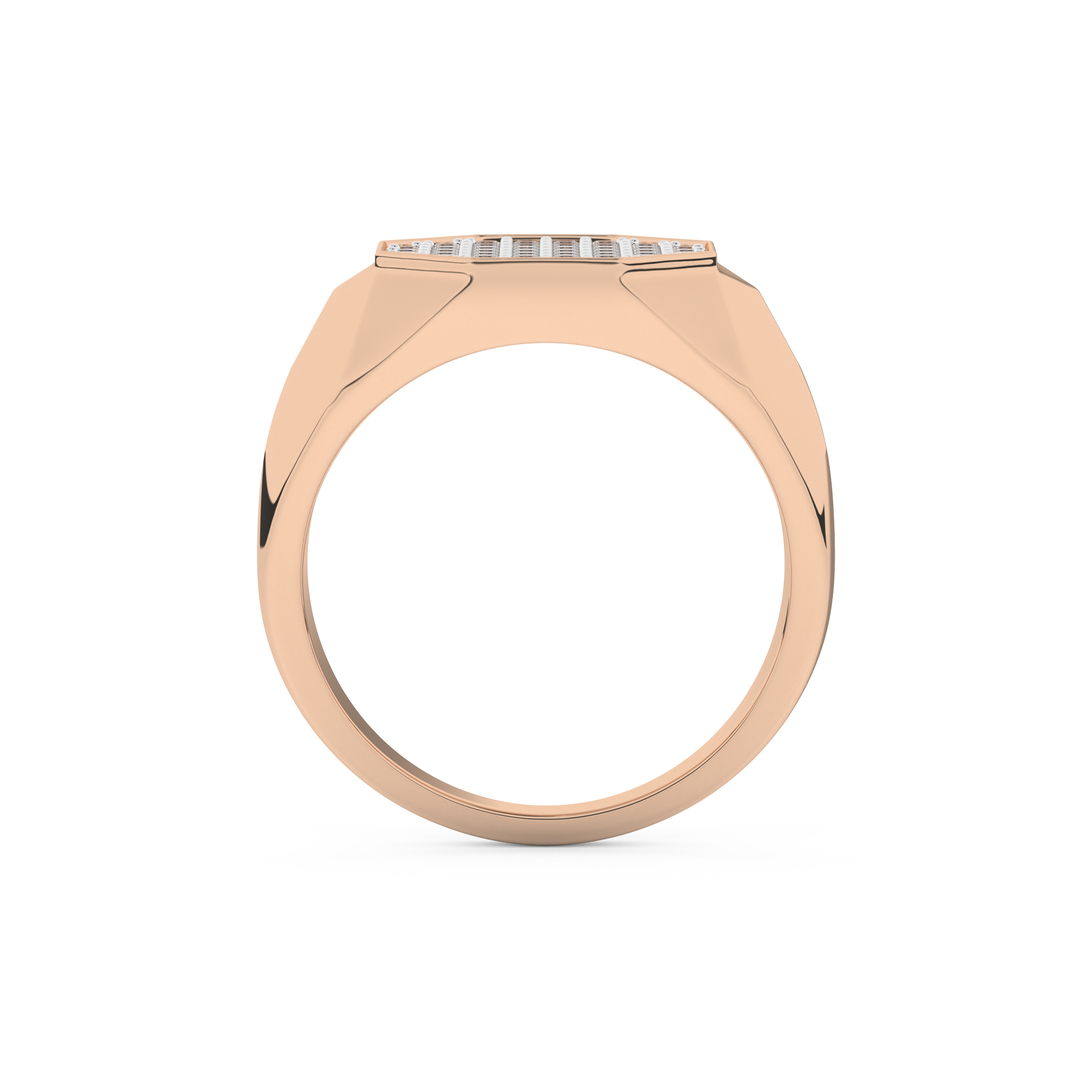 0.43 TCW Round Lab Grown Diamond Men's Wedding Band