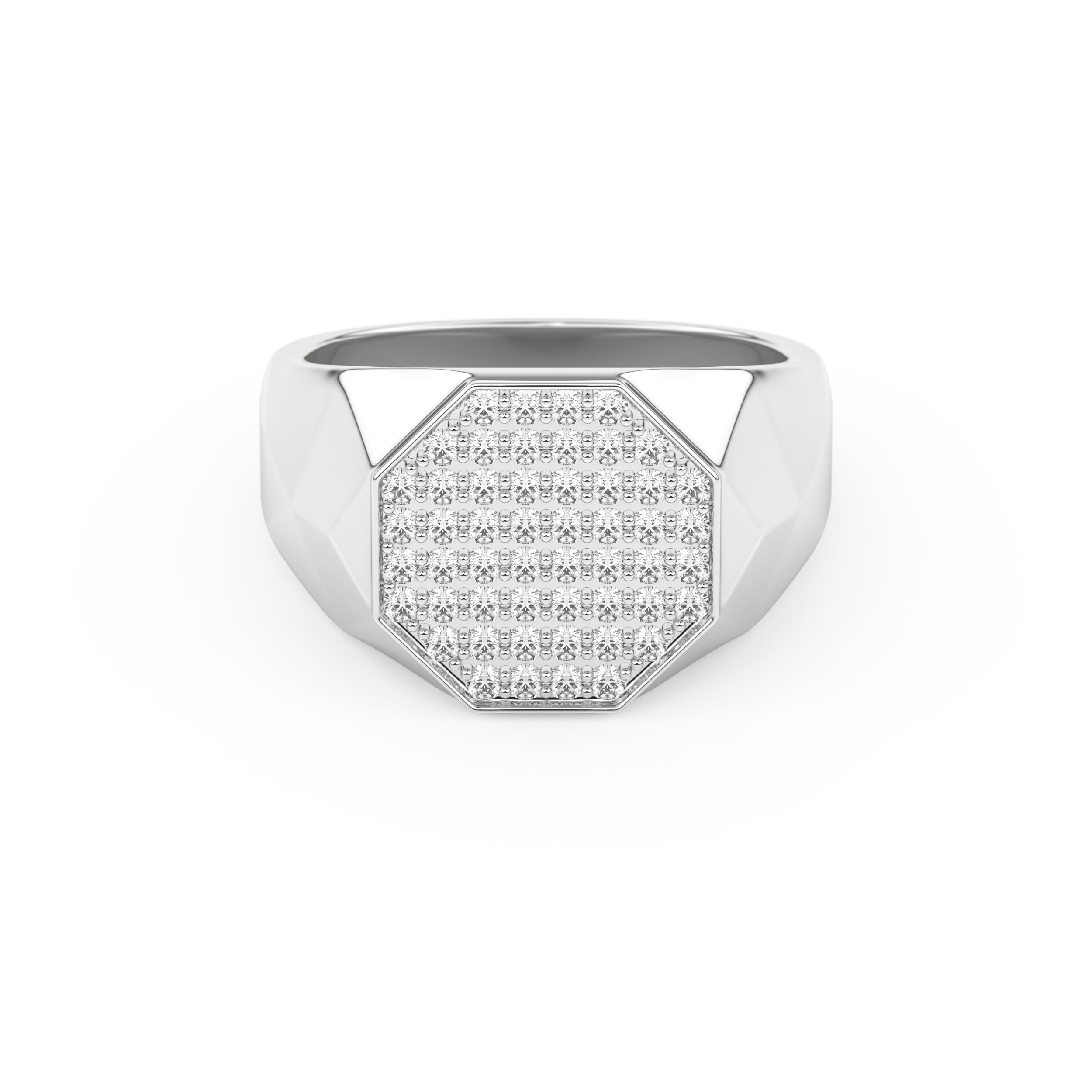 0.43 TCW Round Lab Grown Diamond Men's Wedding Band