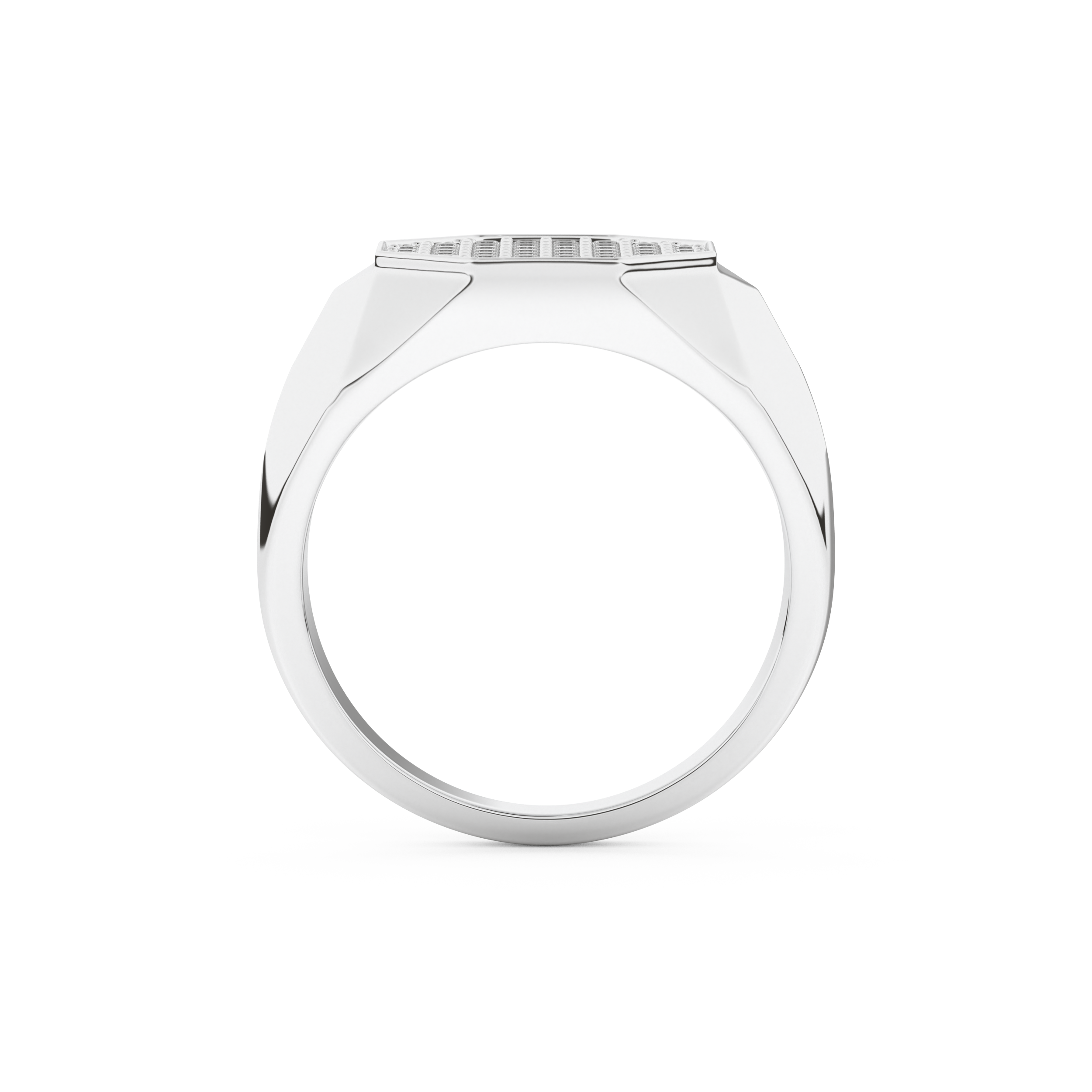 0.43 TCW Round Lab Grown Diamond Men's Wedding Band