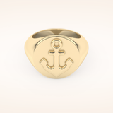 Classic Anchor Symbol Men's Wedding Band