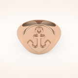 Classic Anchor Symbol Men's Wedding Band