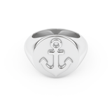 Anchor Shape Men's Wedding Band Moissanite – Yellow, White, or Rose Gold 1