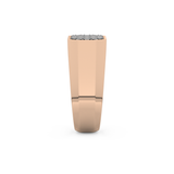 0.41 TCW Round Lab Grown Diamond Men's Wedding Band