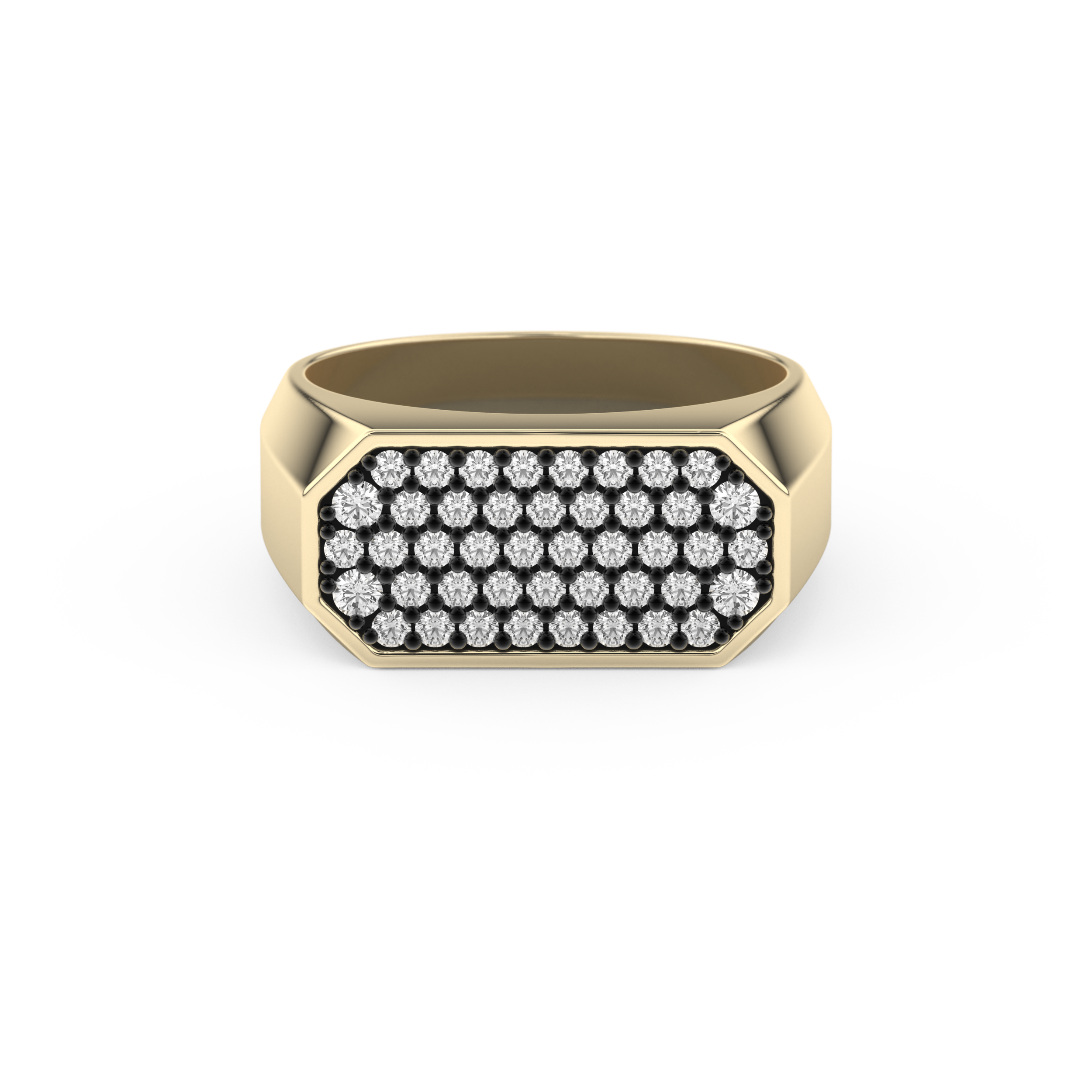 0.41 TCW Round Lab Grown Diamond Men's Wedding Band