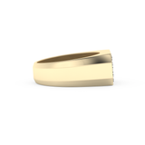0.41 TCW Round Lab Grown Diamond Men's Wedding Band