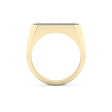 0.41 TCW Round Lab Grown Diamond Men's Wedding Band