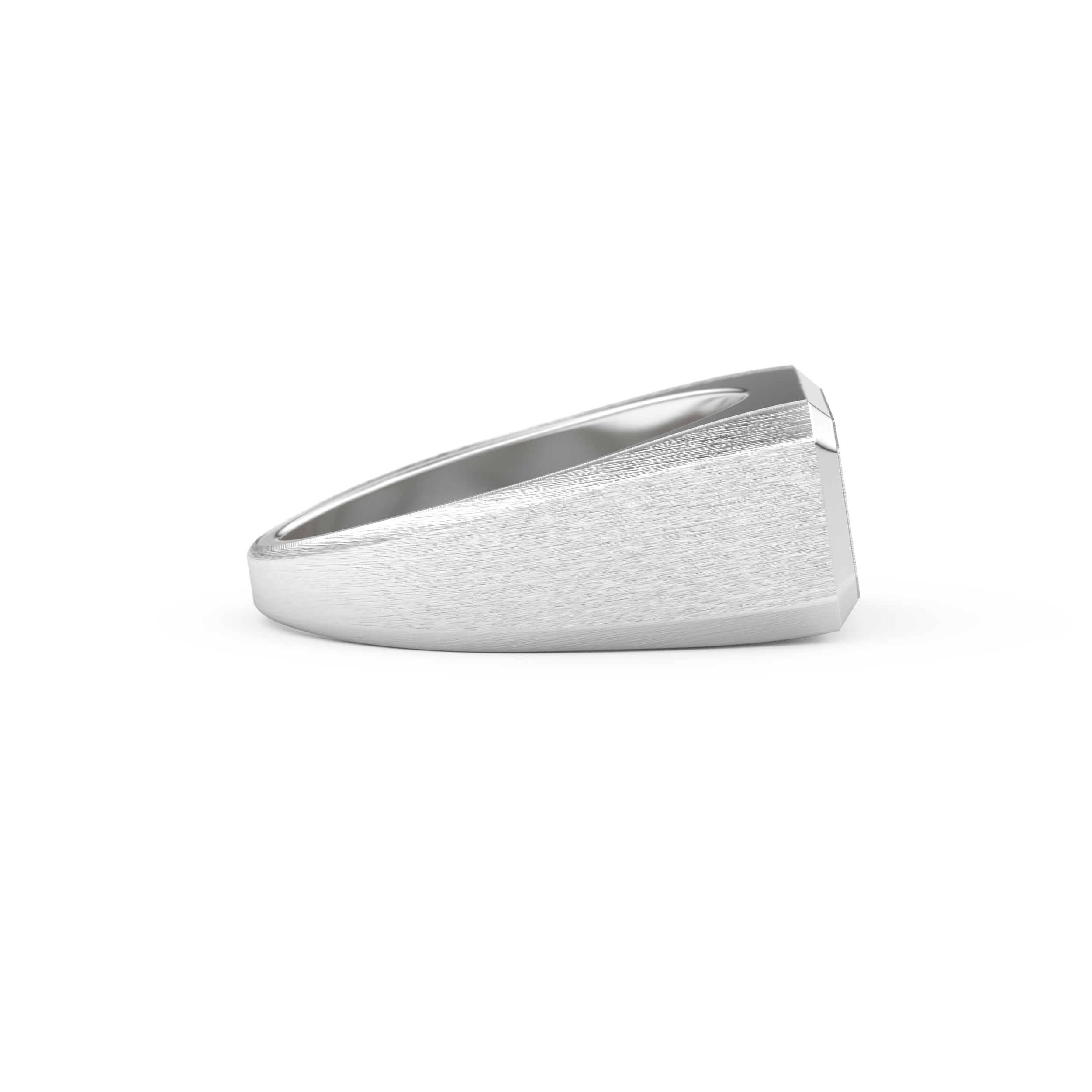 Round Soliatire Lab Grown Diamond Men's Engagement Ring