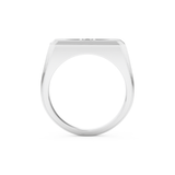 Round Soliatire Lab Grown Diamond Men's Engagement Ring