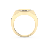 0.18 TCW Round Lab Grown Diamond Men's Wedding Band