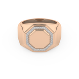 0.18 TCW Round Lab Grown Diamond Men's Wedding Band